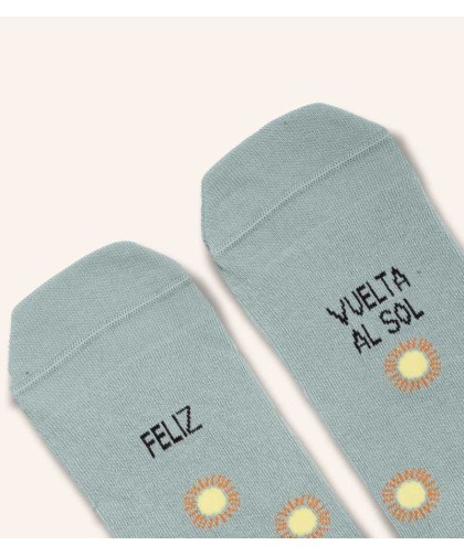 9777 Calcetines "Feliz vuelta al sol" Talla 36-41