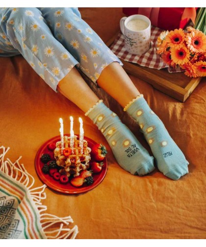 9778 Calcetines "Feliz vuelta al sol" Talla 36-41